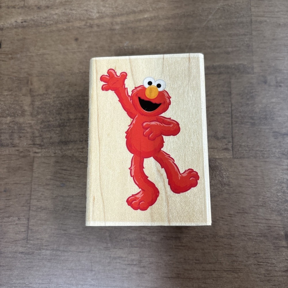 Stampabilites Elmo Says Hello Rubber Stamp GR1130